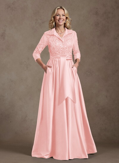 Unique A-Line V-Neck Mother Of The Bride Dresses With Pockets/Sequins