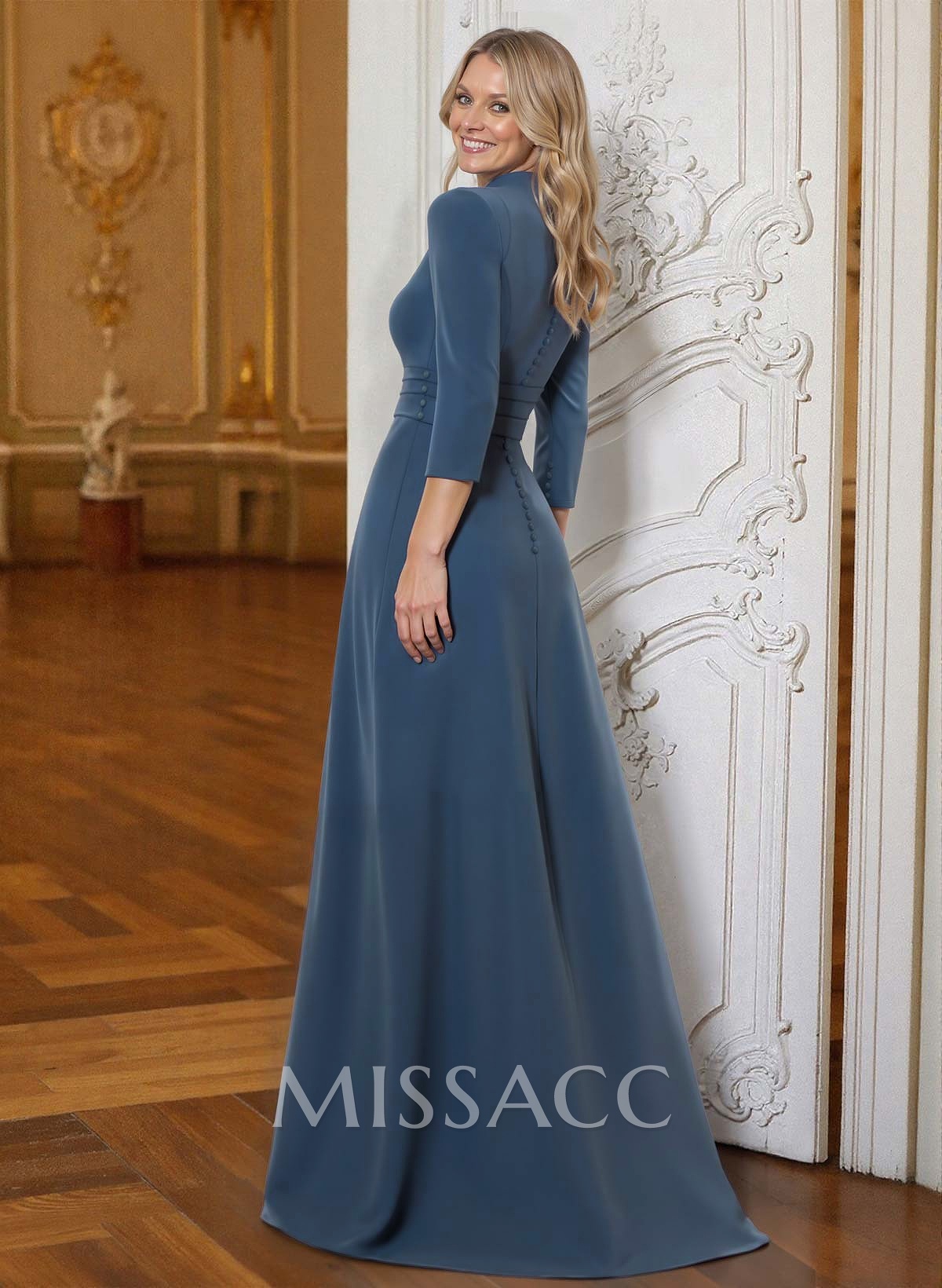 Modest Jumpsuit/Pantsuit Cowl Neck Elastic Satin Mother Of The Bride Dresses