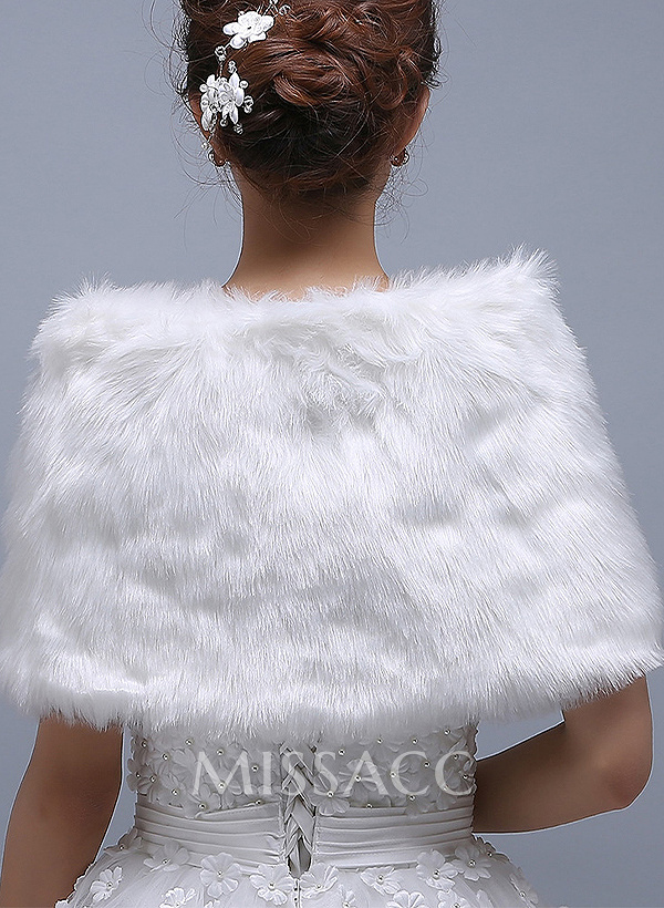 Faux Fur Bridal Wedding Shawl Faux Fur Bridal Wedding Shawl