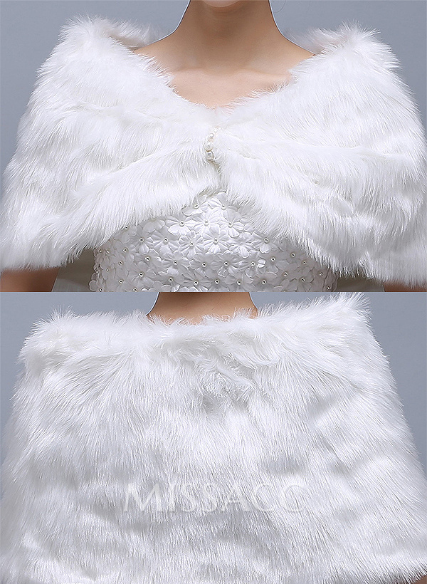 Faux Fur Bridal Wedding Shawl Faux Fur Bridal Wedding Shawl