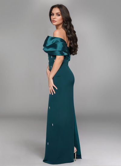 Elegant Off-The-Shoulder Evening Dresses With Bow(s)/Beading