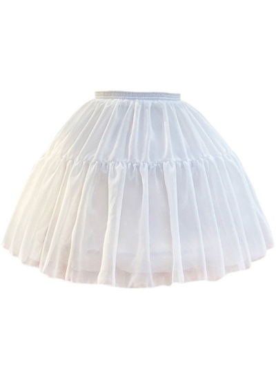 Half Slip Knee-Length 2 Tier Petticoats For Daily/Party/Wedding