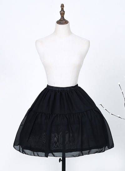 Half Slip Knee-Length 2 Tier Petticoats For Daily/Party/Wedding