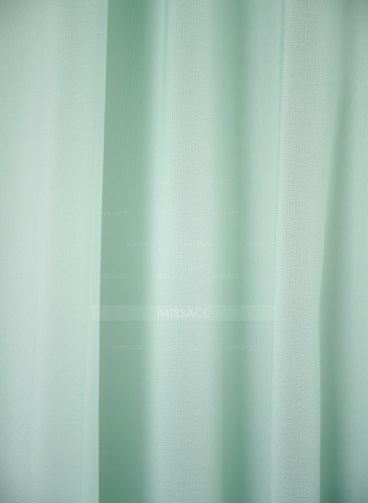 Modest A-Line Off-The-Shoulder Floor-Length Chiffon Bridesmaid Dresses