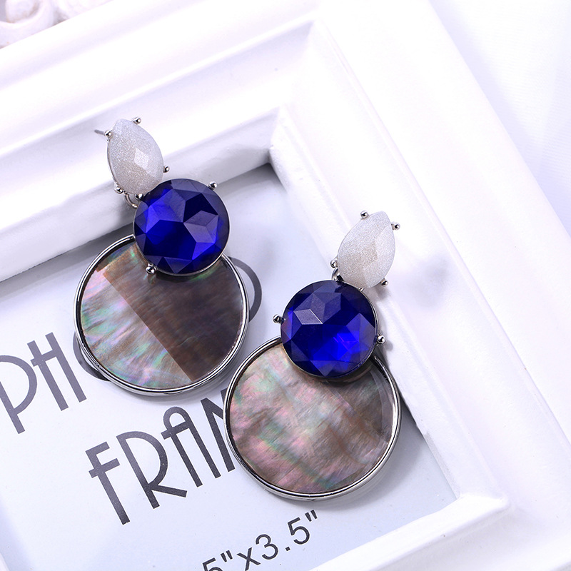 Creative Geometric Shell Earrings