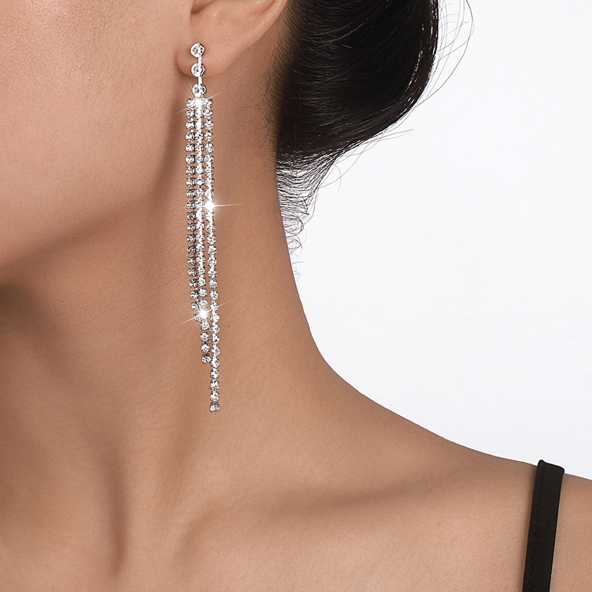 Baroque Tassel Long Earrings