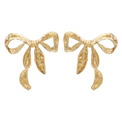 Fashion Metal Bow Earrings