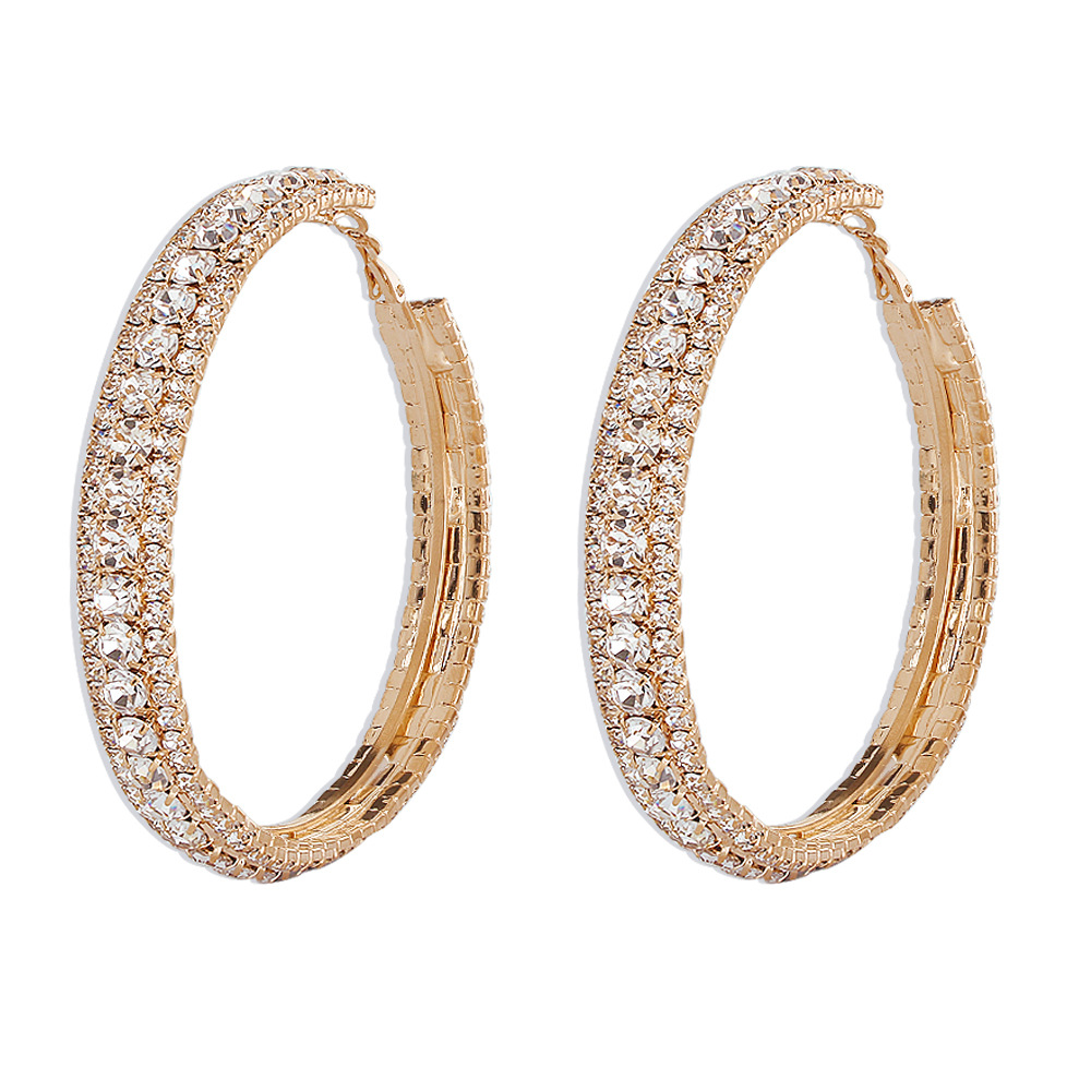 Luxury Geometric Vintage Earrings With Diamonds