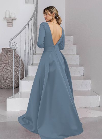 Unique V-Neck Overskirt Ankle-Length Crepe Chiffon Mother Of The Bride Dresses
