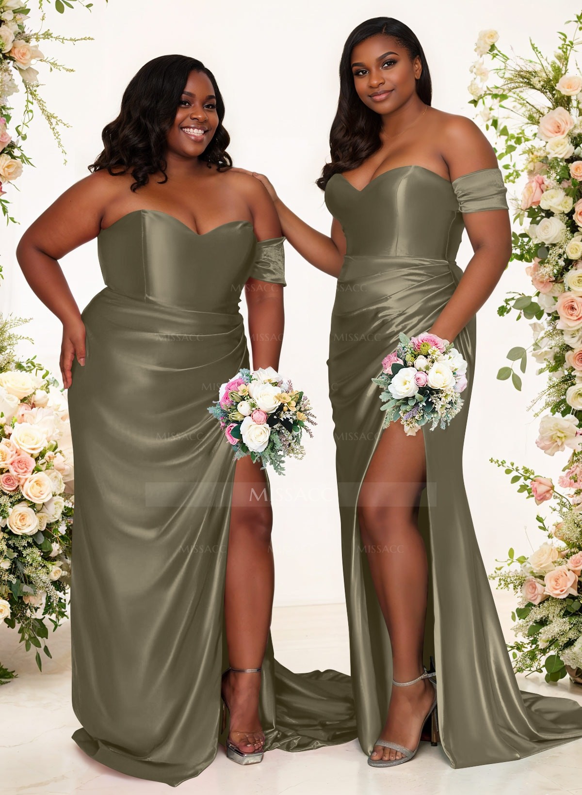 Abito Damigella Verde Oliva Wedding Dress Abito Damigella Verde