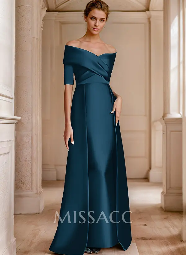 m and s evening dresses SD 3168 One-Shoulder Sequin Mermaid Evening Gown  Thigh-High Slit   Stunning Dresses