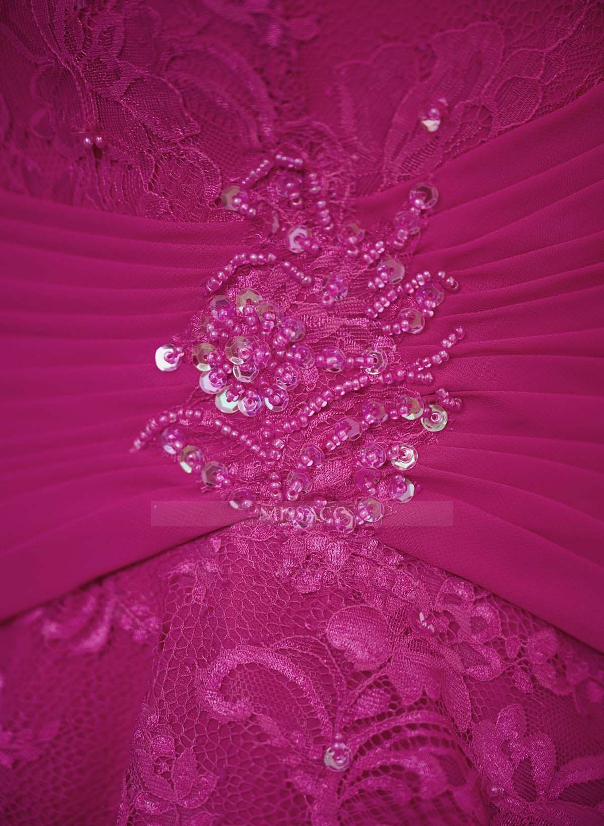 A-Line Scoop Neck 3/4 Sleeves Floor-Length Chiffon/Lace Mother Of The Bride Dresses