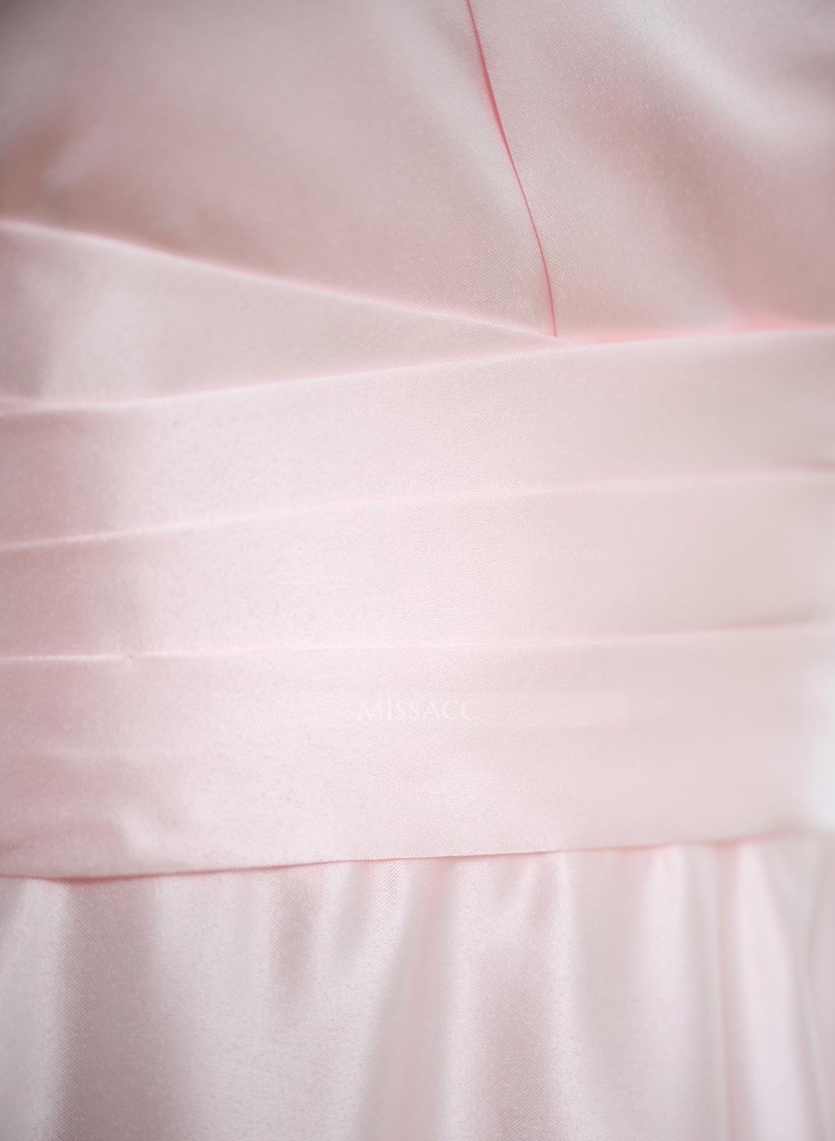 Simple One-Shoulder A-Line Satin Prom Dresses