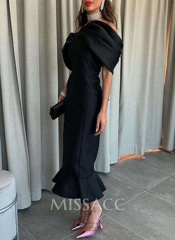 Trumpet/Mermaid Sleeveless Ankle-Length Satin Bridesmaid Dresses Trumpet/Mermaid Sleeveless Ankle-Length Satin Bridesmaid Dresses