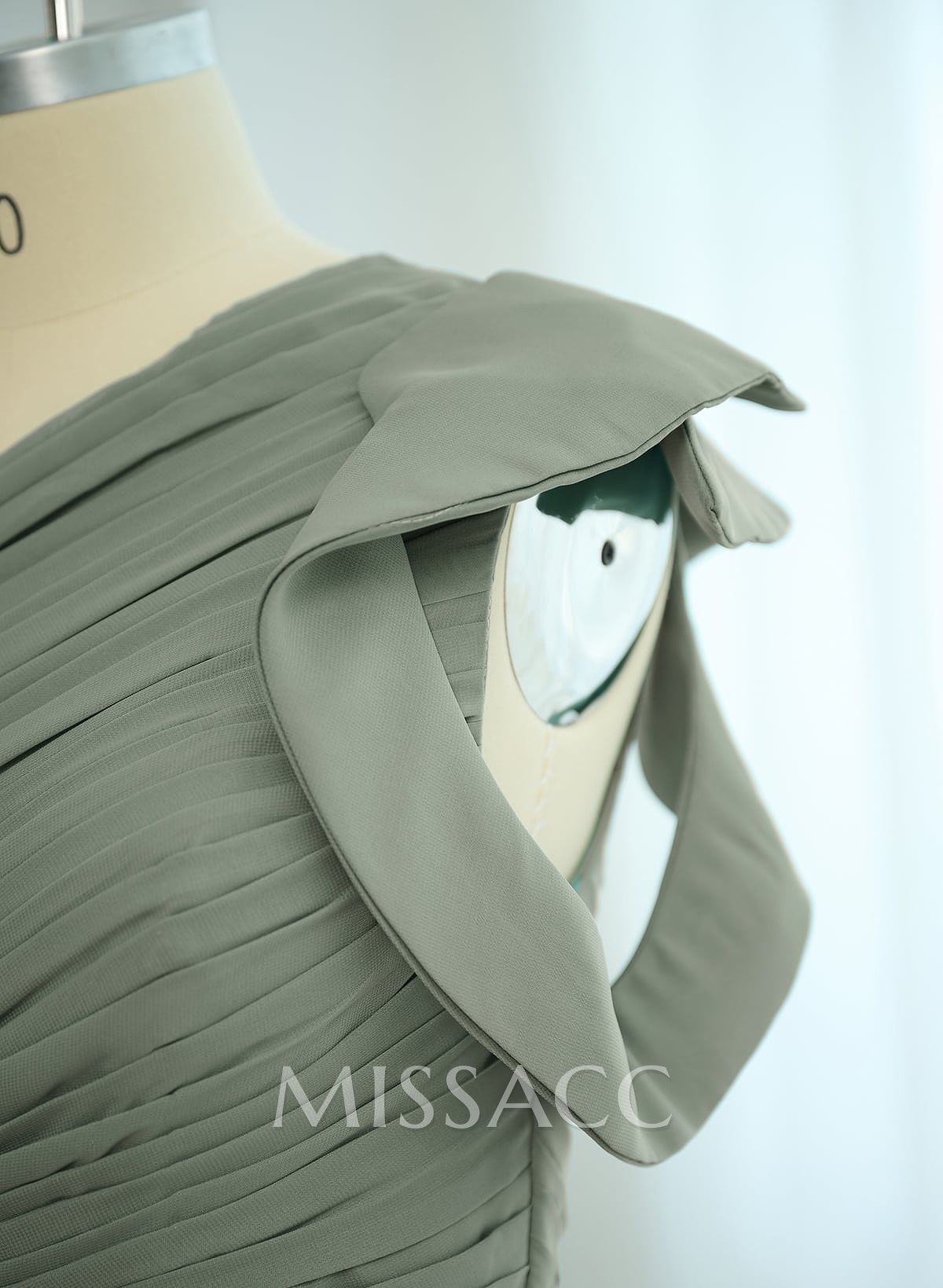 A-Line One-Shoulder Sleeveless Chiffon Bridesmaid Dresses With Pleated A-Line One-Shoulder Sleeveless Chiffon Bridesmaid Dresses With Pleated