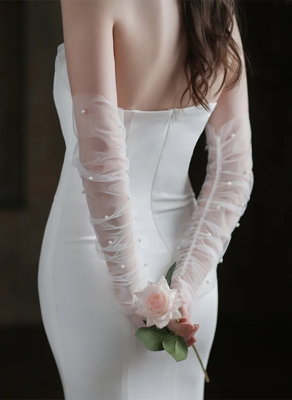 long casual prom dresses Simple A-line Long Sleeves Cheap Evening Prom Dresses, Long Prom Dress –  MarryLover main image 1