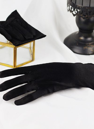 Fingertips Classic Length Satin Bridal Gloves