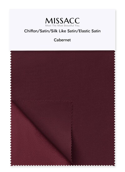 4 Kinds Of Fabrics (Satin/Chiffon/Silk Like Satin/Elastic Satin) In One Piece