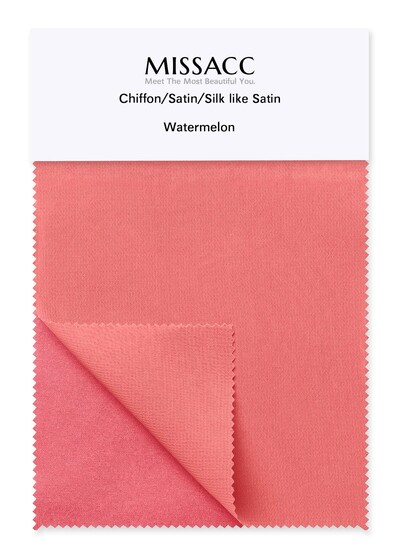 4 Kinds Of Fabrics (Satin/Chiffon/Silk Like Satin/Elastic Satin) In One Piece