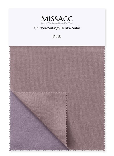 4 Kinds Of Fabrics (Satin/Chiffon/Silk Like Satin/Elastic Satin) In One Piece