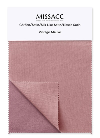 4 Kinds Of Fabrics (Satin/Chiffon/Silk Like Satin/Elastic Satin) In One Piece