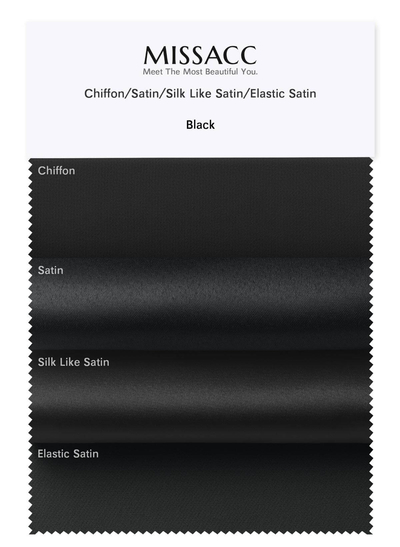 4 Kinds Of Fabrics (Satin/Chiffon/Silk Like Satin/Elastic Satin) In One Piece