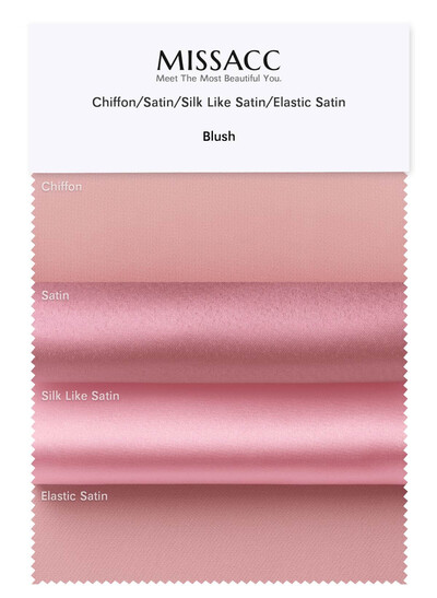 4 Kinds Of Fabrics (Satin/Chiffon/Silk Like Satin/Elastic Satin) In One Piece