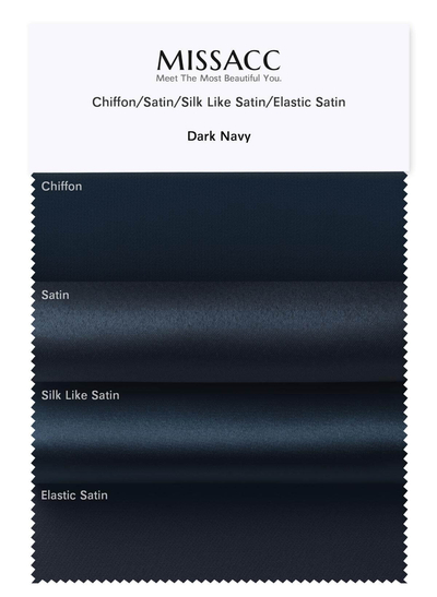 4 Kinds Of Fabrics (Satin/Chiffon/Silk Like Satin/Elastic Satin) In One Piece