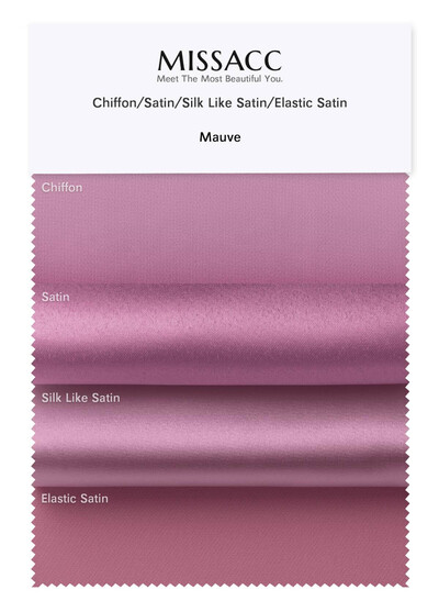 4 Kinds Of Fabrics (Satin/Chiffon/Silk Like Satin/Elastic Satin) In One Piece