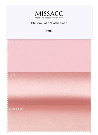 4 Kinds Of Fabrics (Satin/Chiffon/Silk Like Satin/Elastic Satin) In One Piece