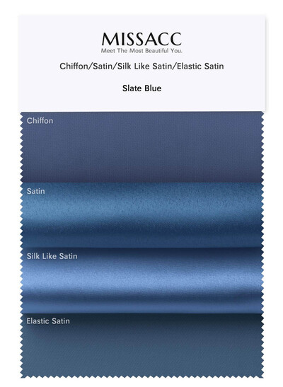4 Kinds Of Fabrics (Satin/Chiffon/Silk Like Satin/Elastic Satin) In One Piece