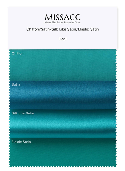 4 Kinds Of Fabrics (Satin/Chiffon/Silk Like Satin/Elastic Satin) In One Piece