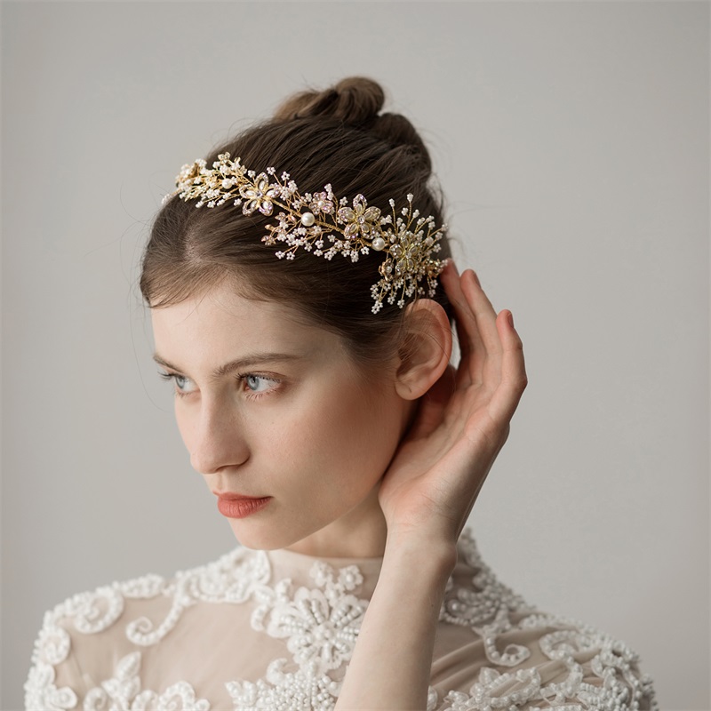 Wedding Headbands With Flower Bridal Headpieces