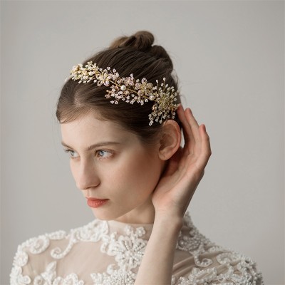 Wedding Headbands With Flower Bridal Headpieces