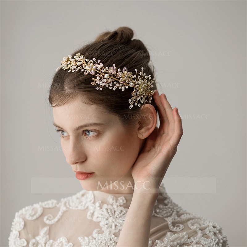 Wedding Headbands With Flower Bridal Headpieces