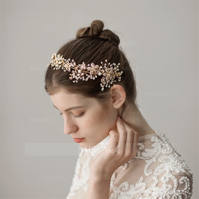 Wedding Headbands With Flower Bridal Headpieces