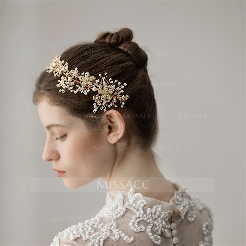 Wedding Headbands With Flower Bridal Headpieces