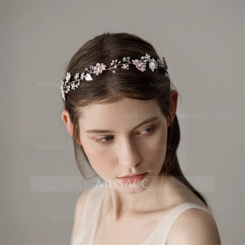 Wedding Headbands With Pearl/Floral Bridal Headpieces