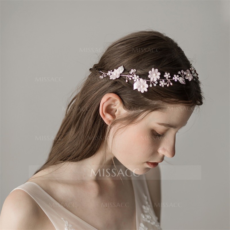 Wedding Headbands With Pearl/Floral Bridal Headpieces