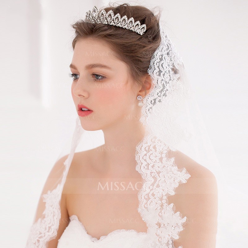 Luxurious Wedding Crowns & Tiaras With Rhinestone Bridal Headpieces