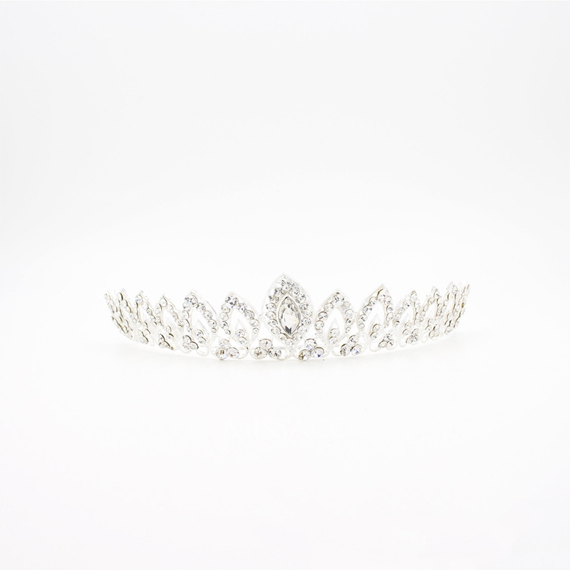 Luxurious Wedding Crowns & Tiaras With Rhinestone Bridal Headpieces