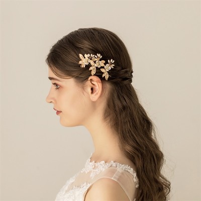 Wedding Hairpins With Rhinestone Bridal Headpieces (Sold In A Single Piece)