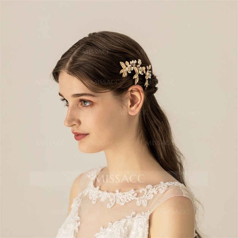 Wedding Hairpins With Rhinestone Bridal Headpieces (Sold In A Single Piece)