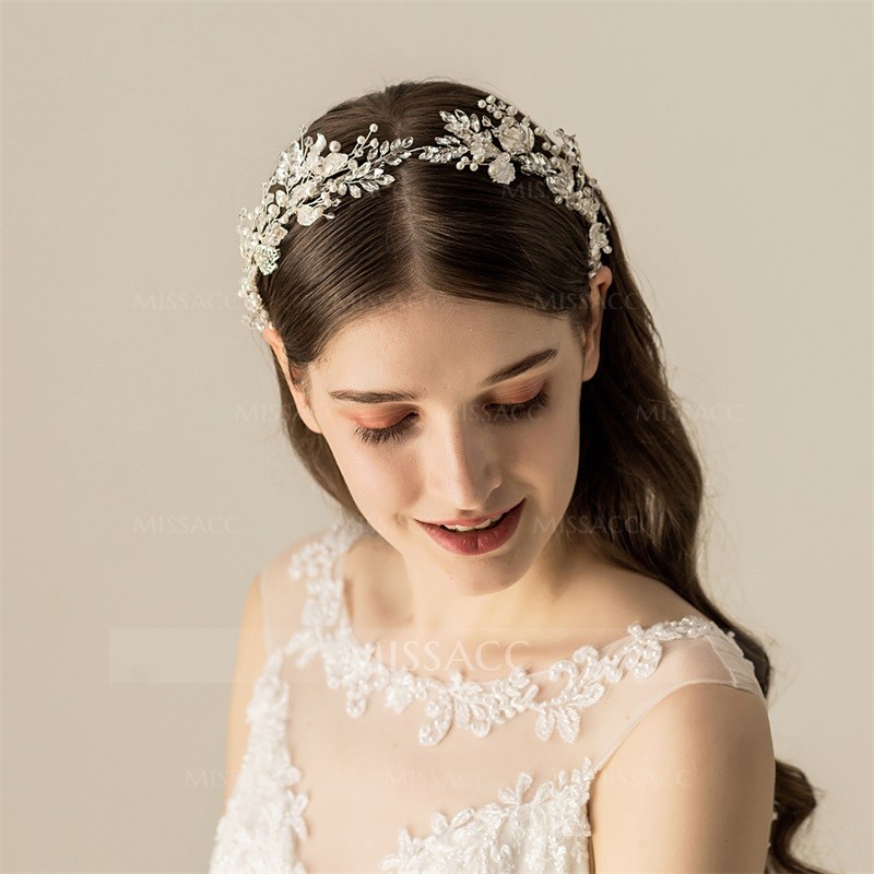 Sweet Wedding Headbands With Pearl Bridal Headpieces