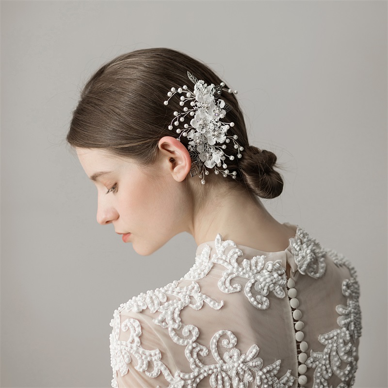 Wedding Combs With Pearl/Floral Bridal Headpieces