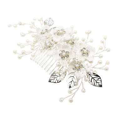 Wedding Combs With Pearl/Floral Bridal Headpieces