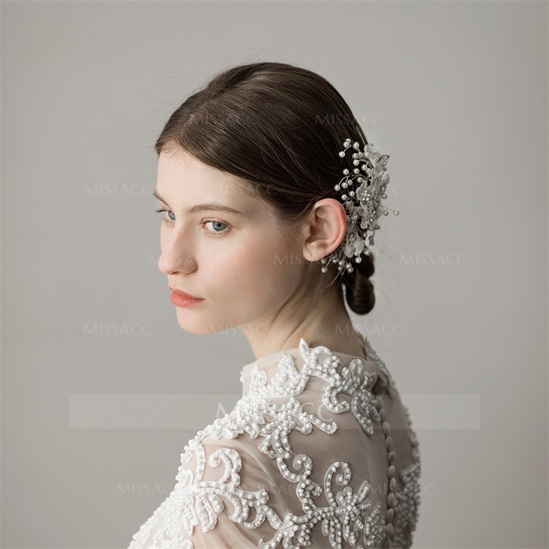 Wedding Combs With Pearl/Floral Bridal Headpieces