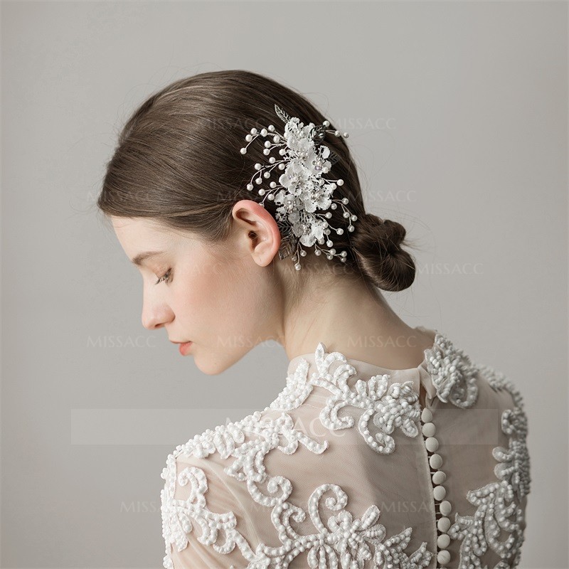 Wedding Combs With Pearl/Floral Bridal Headpieces