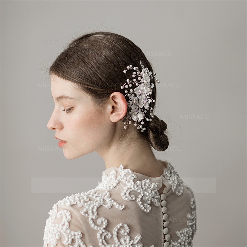 Wedding Combs With Pearl/Floral Bridal Headpieces