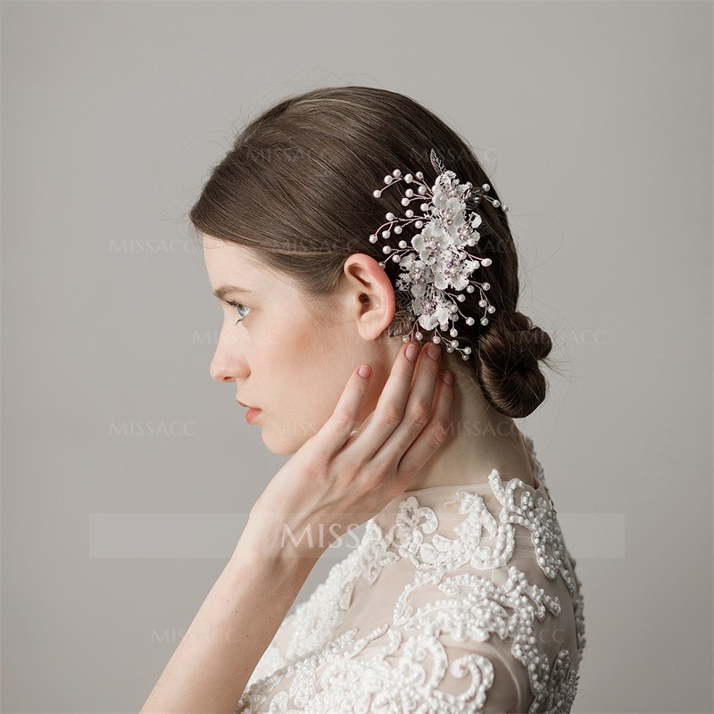 Wedding Combs With Pearl/Floral Bridal Headpieces